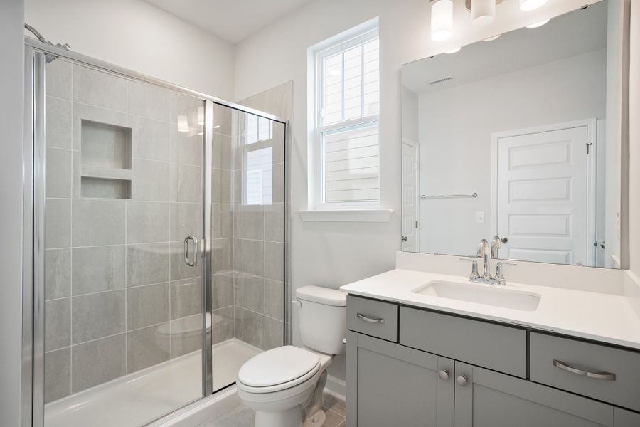 Furnished interior view inside a new home in Georgias Landing, Raleigh (Image 12).