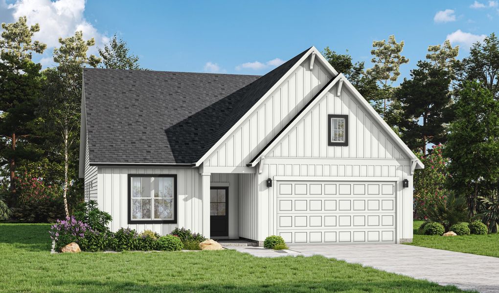 Representative exterior photo of a completed home built from the Tillery by Caruso Homes in Blue Run, Raleigh, NC (Image 33). Representative exterior photo of a completed home built from the Tillery by Caruso Homes in Blue Run, Raleigh, NC (Image 33).