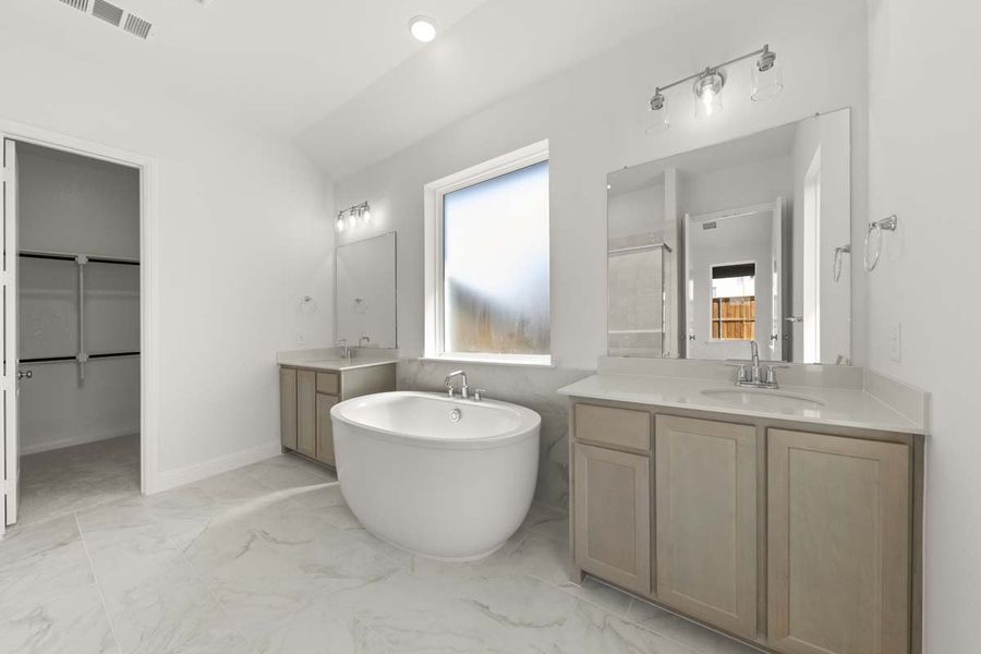 Furnished interior view inside a new home in The Reserve at Spiritas Ranch, Little Elm (Image 10).