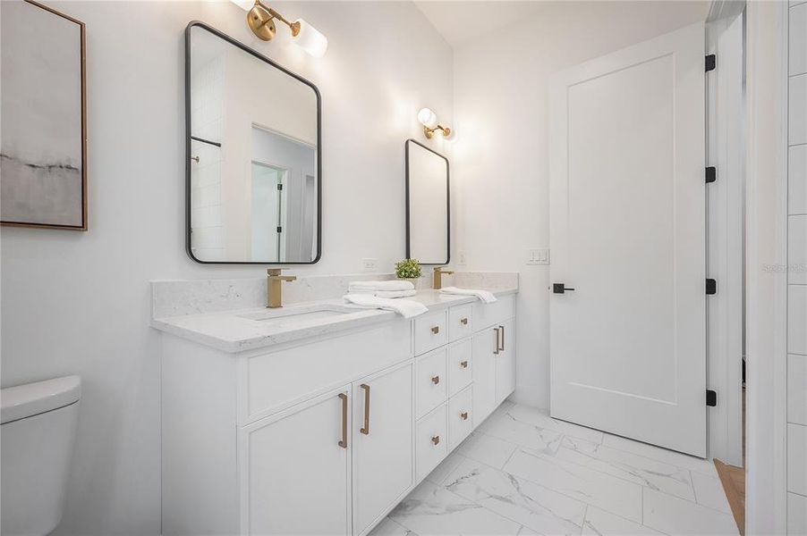 Furnished interior view inside a new home in , Tampa (Image 44).