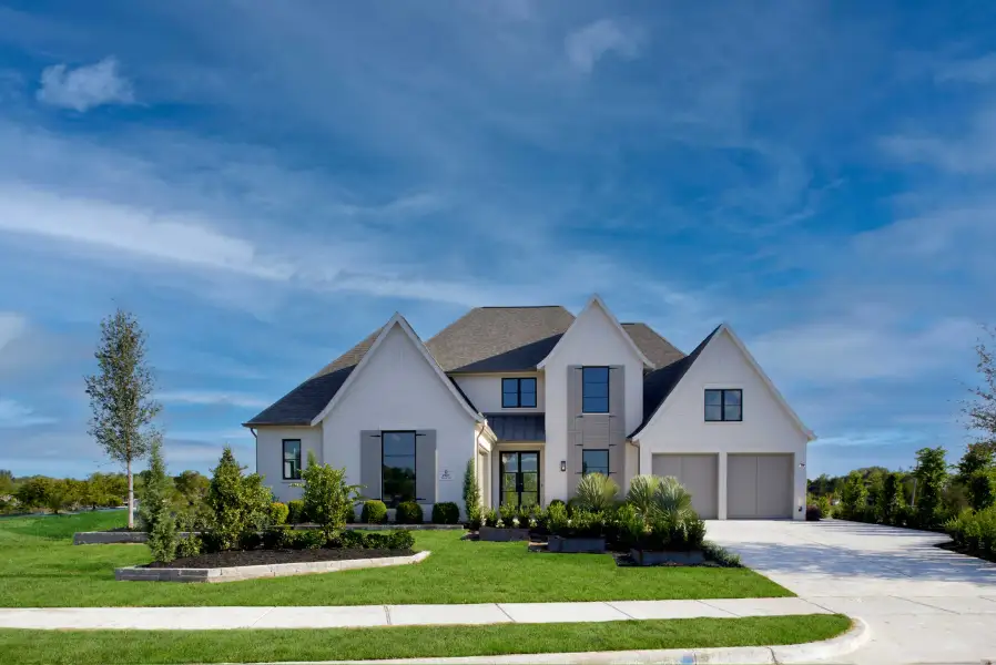 Representative exterior photo of a completed home built from the RoundRock - SH 6236 by Shaddock Homes in The Homestead - 72', Rockwall, TX (Image 24).