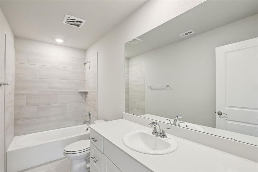 Furnished interior view inside a new home in Simpson Crossing - Spring Series, McKinney (Image 12).