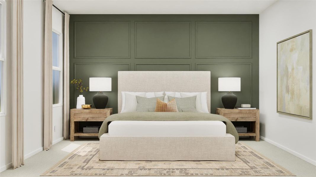 Furnished interior view inside a new home in Cotton Brook, Hutto (Image 32).