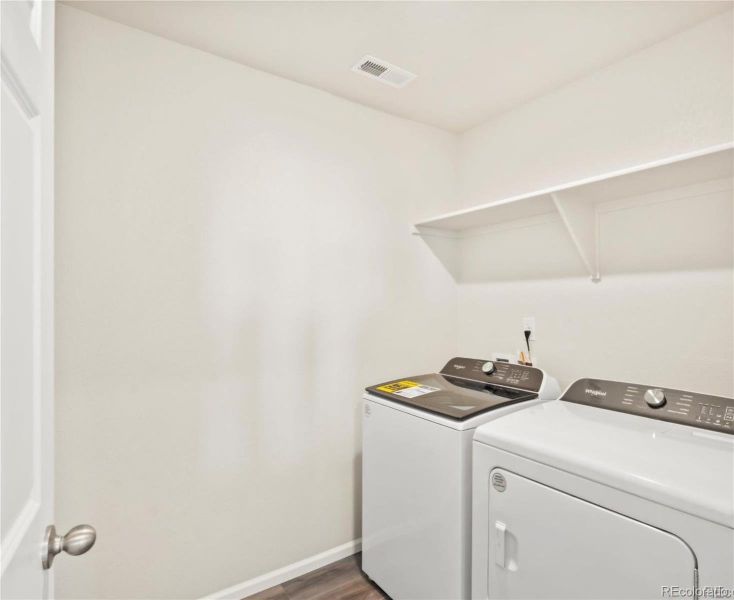 Close-up of interior finishes inside a home in Buffalo Highlands: The Flora Collection, Commerce City (Image 11).