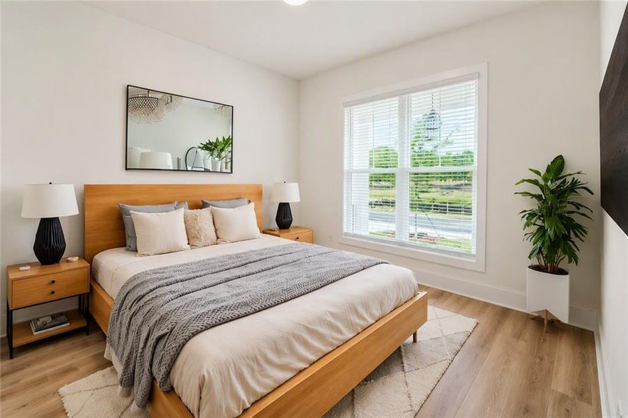 Furnished interior view inside a new home in Waterhaven, Cumming (Image 9).