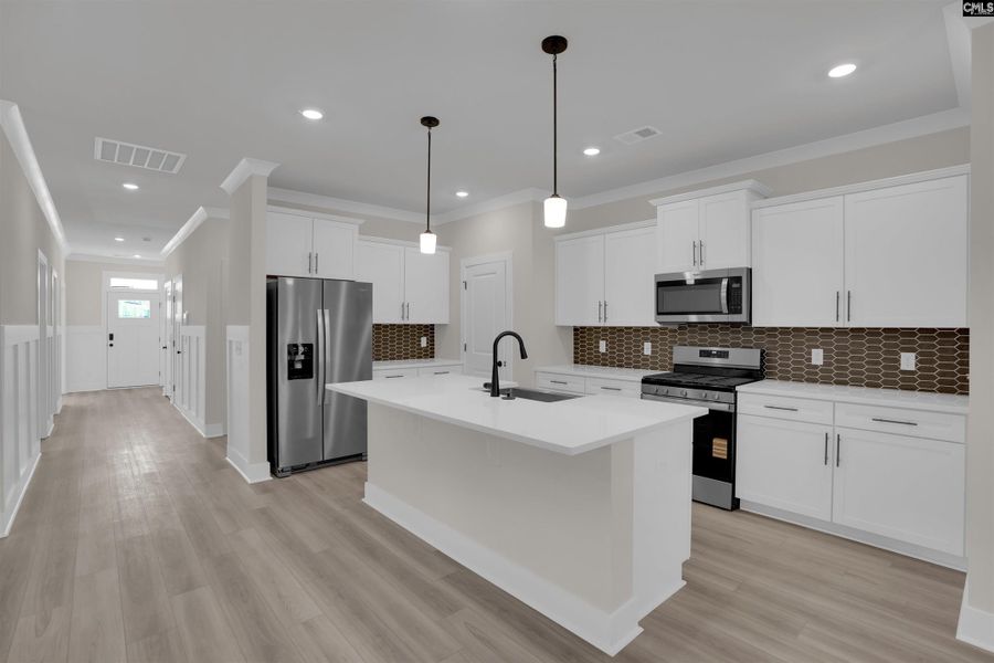 Furnished interior view inside a new home in Rolling Hills, Prosperity (Image 8).