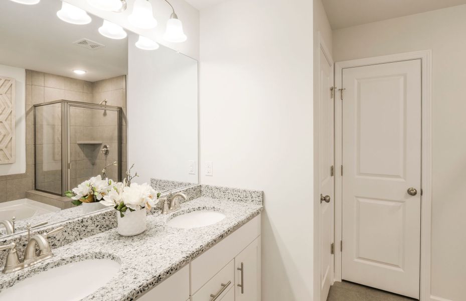 Furnished interior view inside a new home in Providence Oaks, Fuquay Varina (Image 12).