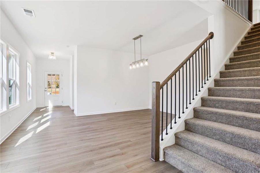 Spacious, unfurnished interior of a new home in Arbors at Richland Creek, Buford (Image 22). Spacious, unfurnished interior of a new home in Arbors at Richland Creek, Buford (Image 22).