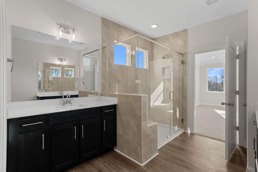 Furnished interior view inside a new home in Founders Club, Moore (Image 12). Furnished interior view inside a new home in Founders Club, Moore (Image 12).