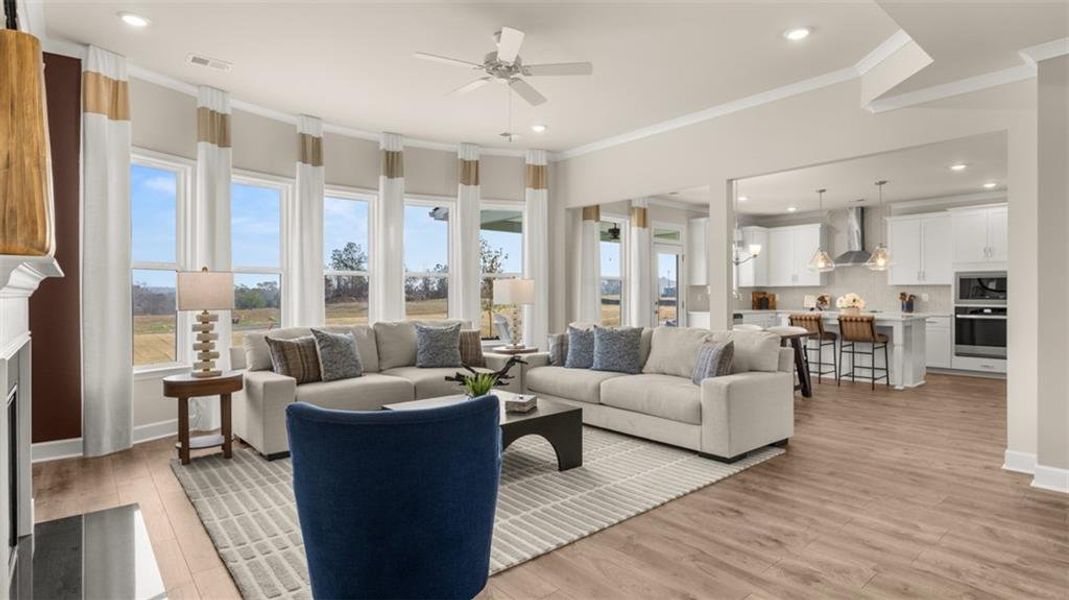Furnished interior view inside a new home in The Gates at Pates Creek, Hampton (Image 20).