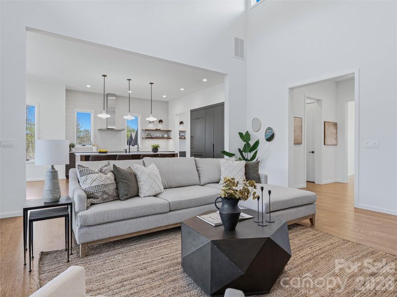 Furnished interior view inside a new home in , Asheville (Image 12).
