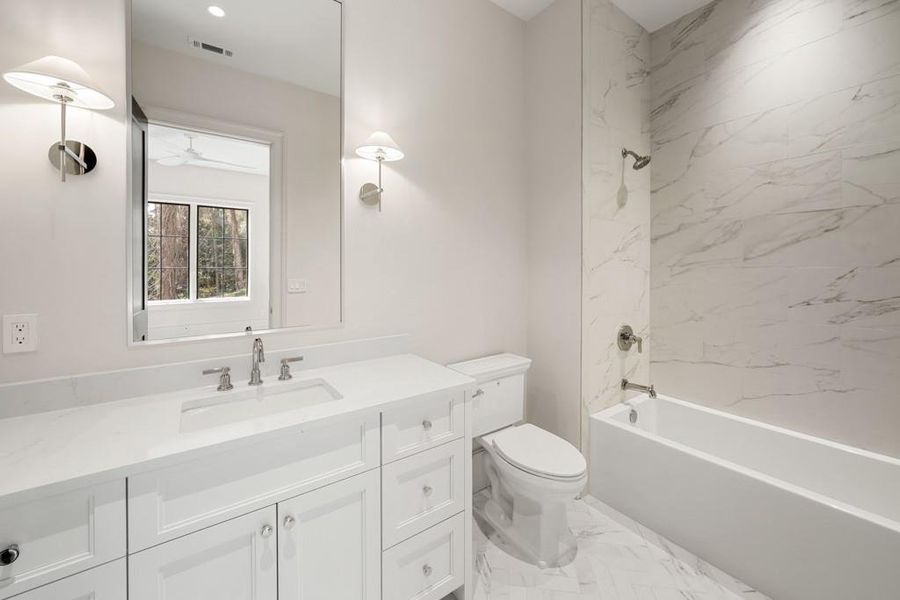 Furnished interior view inside a new home in Blue Heron Walk, Atlanta (Image 35).