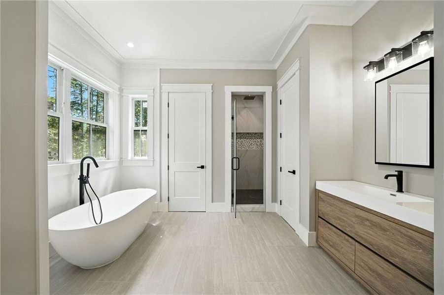 Furnished interior view inside a new home in , Ball Ground (Image 11).