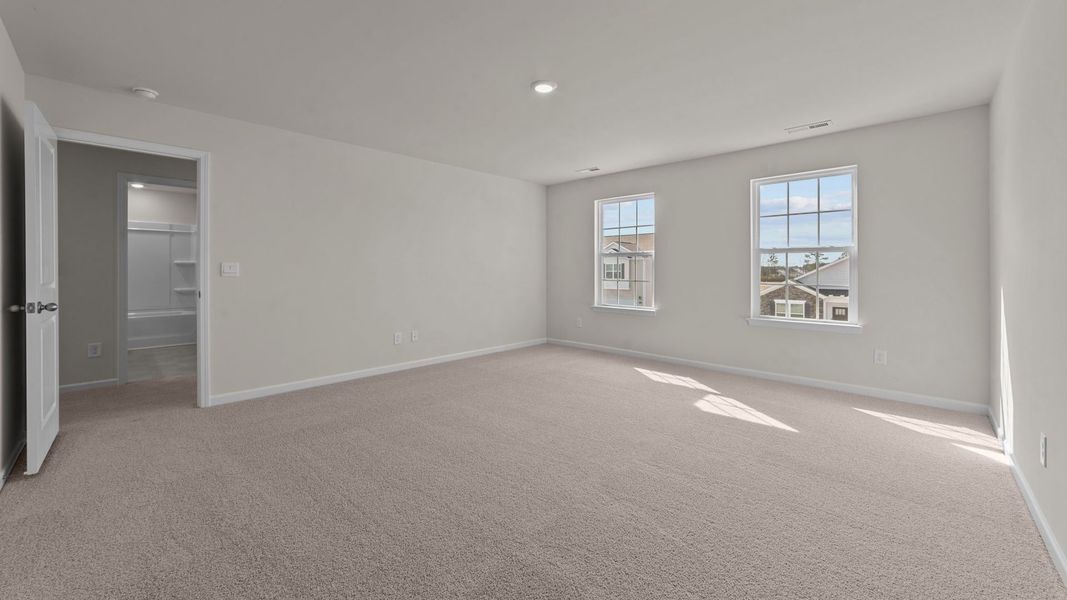 Representative unfurnished interior of a home built from the PENWELL by D.R. Horton in Ridgewood Farms, Winterville (Image 21). Representative unfurnished interior of a home built from the PENWELL by D.R. Horton in Ridgewood Farms, Winterville (Image 21).