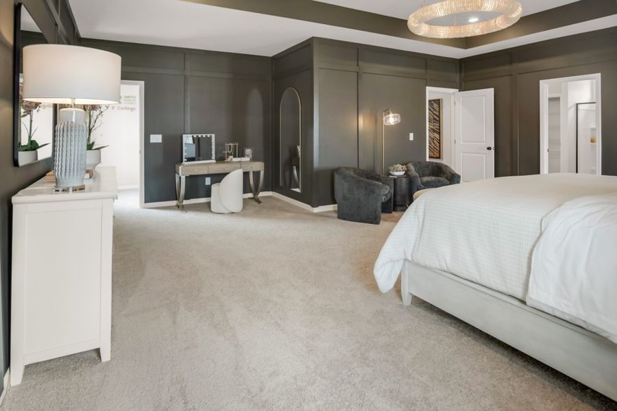 Furnished interior view inside a new home in The Oaks, Clarksville (Image 22).
