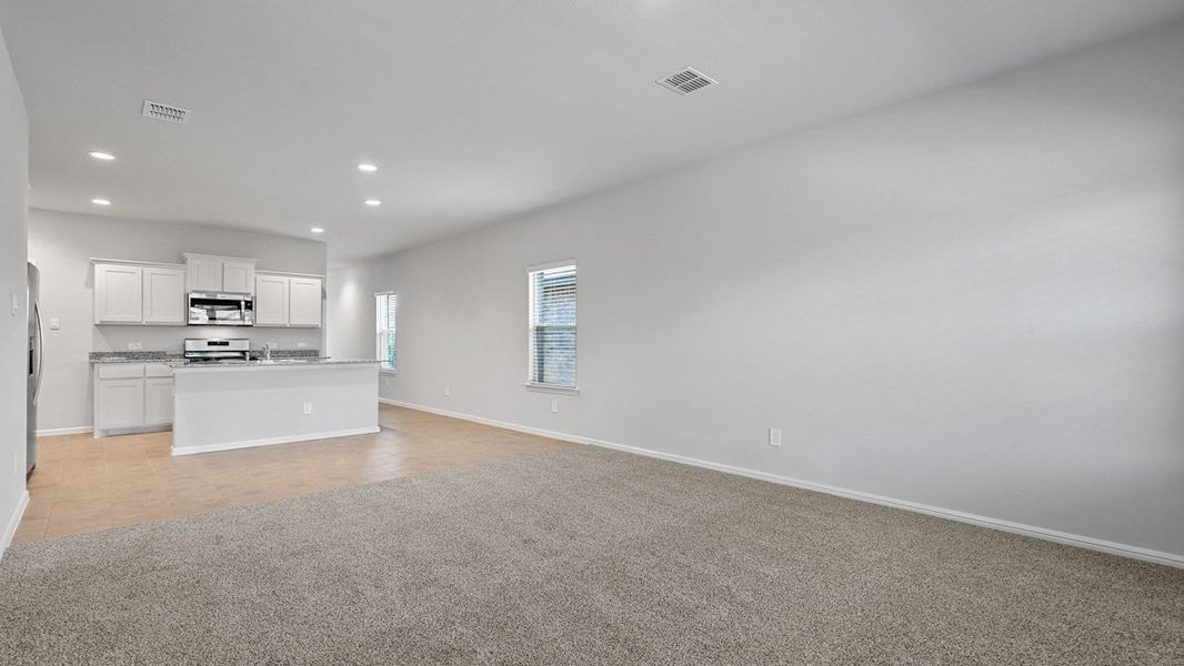Representative unfurnished interior of a home built from the Florence by D.R. Horton in The Hills at Reunion, Newark (Image 22). Representative unfurnished interior of a home built from the Florence by D.R. Horton in The Hills at Reunion, Newark (Image 22).