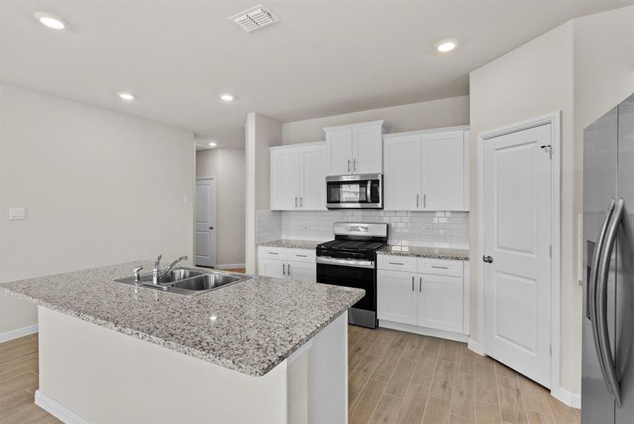 Furnished interior view inside a new home in Terra Trace, Fort Worth (Image 7).
