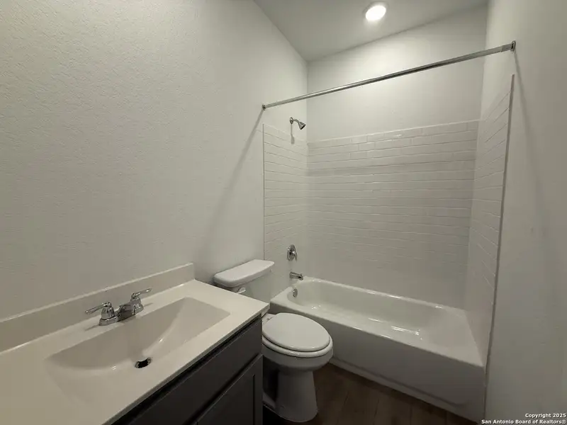 Furnished interior view inside a new home in Meadows at Hennersby Hollow 40's, San Antonio (Image 7).