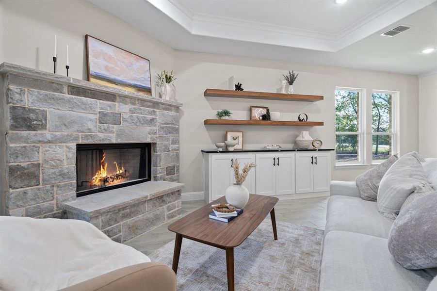 Furnished interior view inside a new home in , Gainesville (Image 5). Furnished interior view inside a new home in , Gainesville (Image 5).