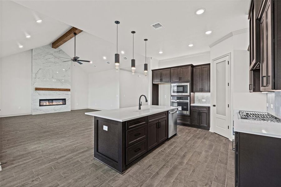 Furnished interior view inside a new home in , Troy (Image 14).