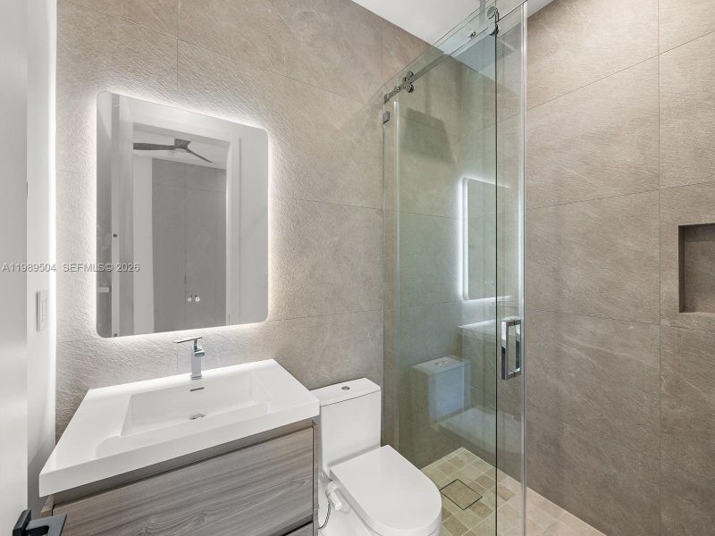 Furnished interior view inside a new home in , South Miami (Image 4).