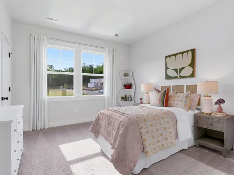 Representative furnished interior of a home built from the Roanoke - Vanguard Collection by Mungo Homes in Meadow Valley, High Point (Image 9).