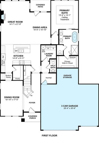 The El Paso floor plan by K. Hovnanian Homes. 1st Floor Shown. *Prices, plans, dimensions, features, specifications, materials, and availability of homes or communities are subject to change without notice or obligation. The El Paso floor plan by K. Hovnanian Homes. 1st Floor Shown. *Prices, plans, dimensions, features, specifications, materials, and availability of homes or communities are subject to change without notice or obligation.
