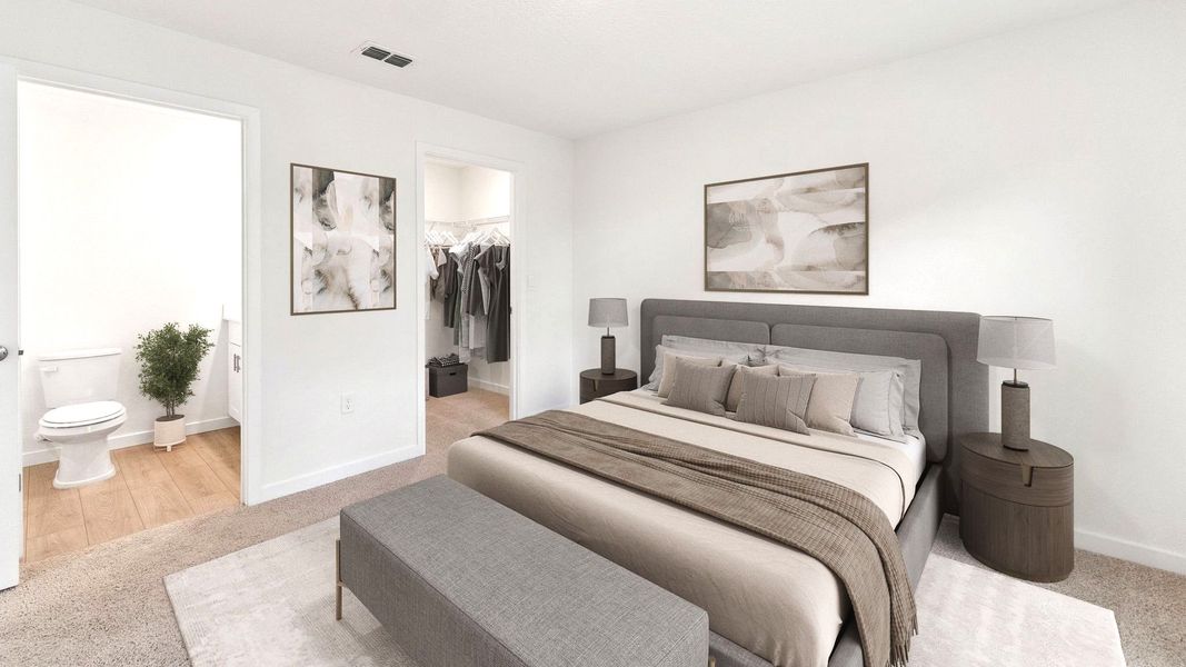 Furnished interior view inside a new home in Fountain View, Ormond Beach (Image 6).