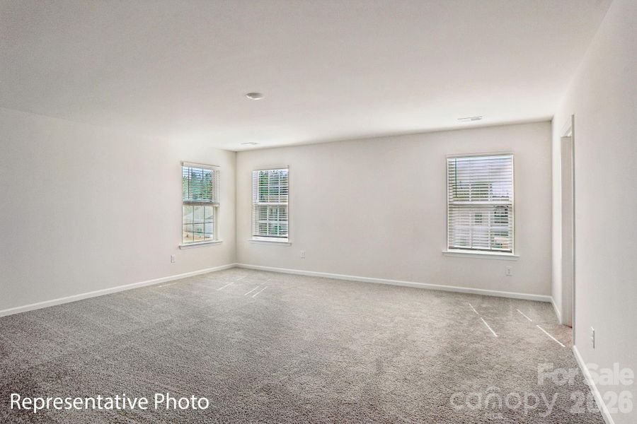 Spacious, unfurnished interior of a new home in Secrest Commons, Monroe (Image 21). Spacious, unfurnished interior of a new home in Secrest Commons, Monroe (Image 21).