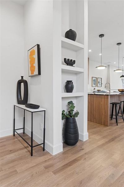 Furnished interior view inside a new home in , Dallas (Image 29).