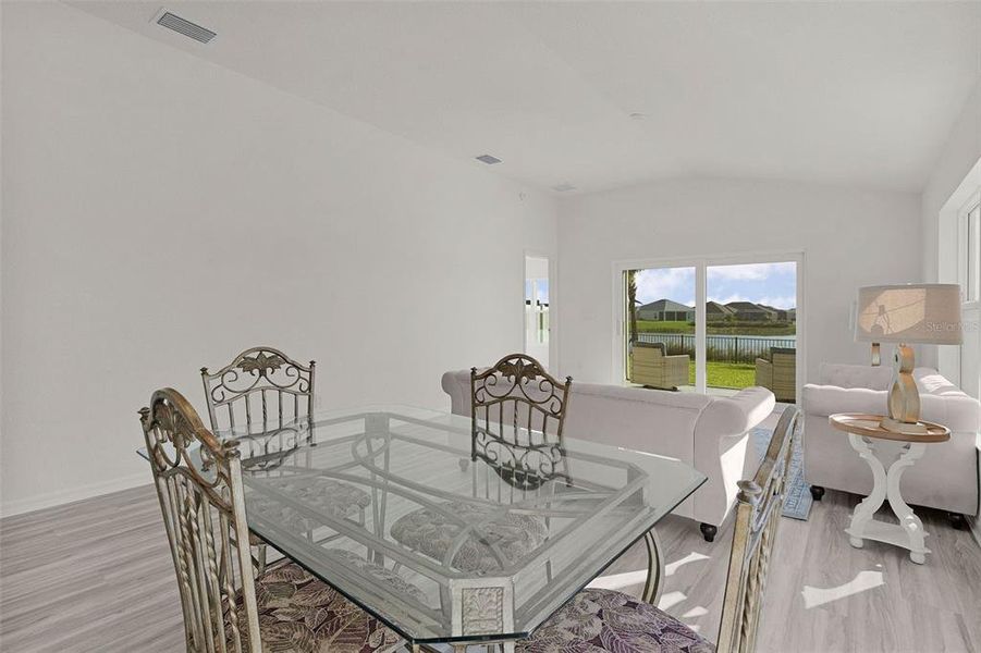 Furnished interior view inside a new home in , The Villages (Image 8). Furnished interior view inside a new home in , The Villages (Image 8).