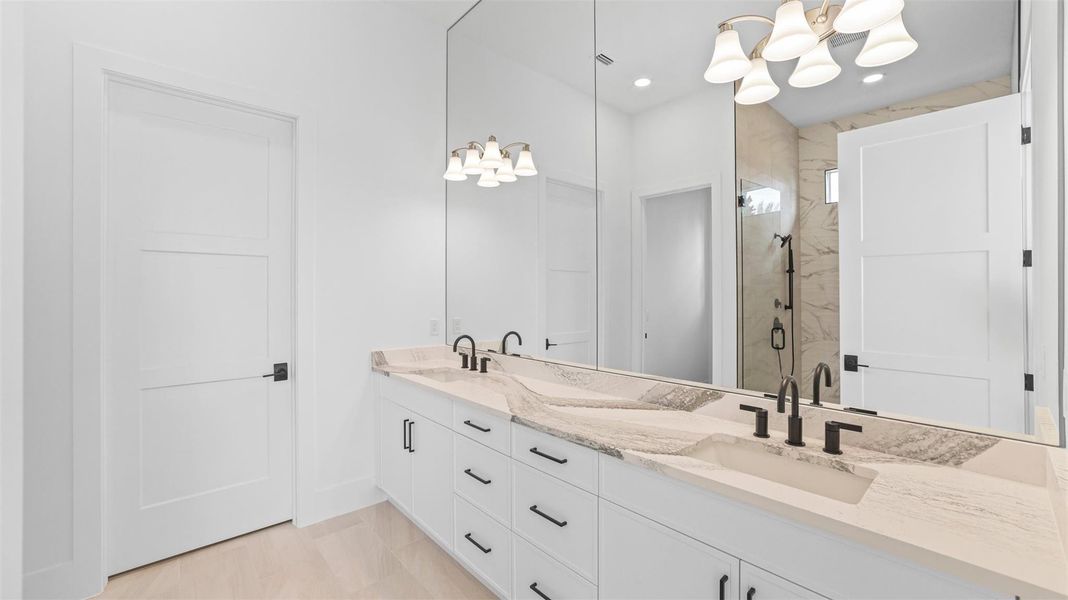 Furnished interior view inside a new home in Esprit at Avenir, Palm Beach Gardens (Image 8).