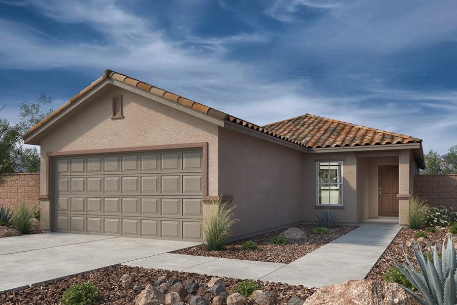 Front exterior of a home in the Wildflower Reserve community, located in Tucson, AZ (Image 15).