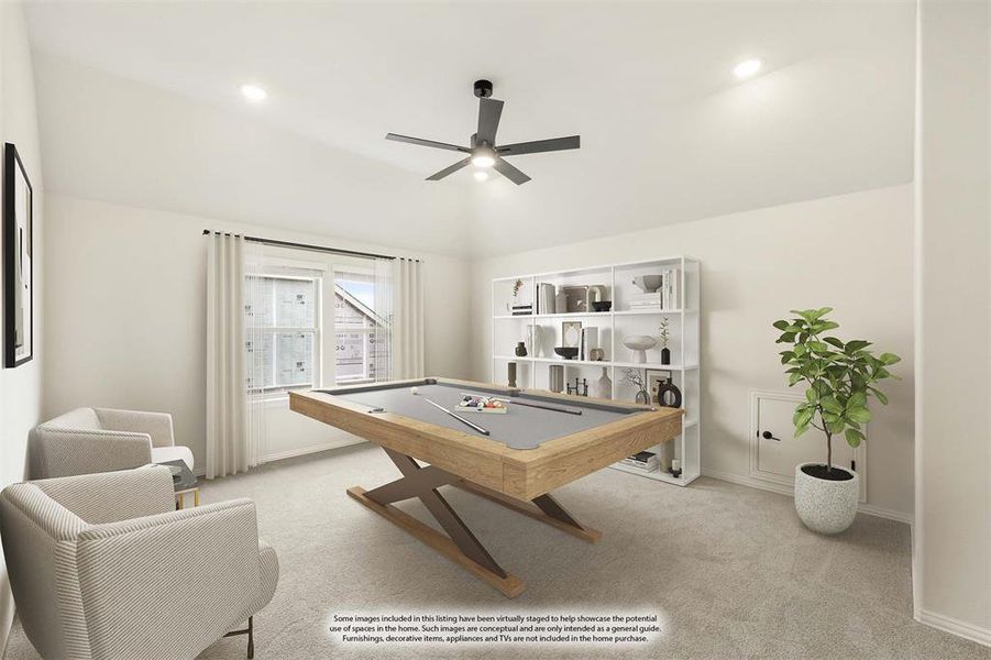 Furnished interior view inside a new home in Devonshire Classic 60-65, Forney (Image 18). Furnished interior view inside a new home in Devonshire Classic 60-65, Forney (Image 18).