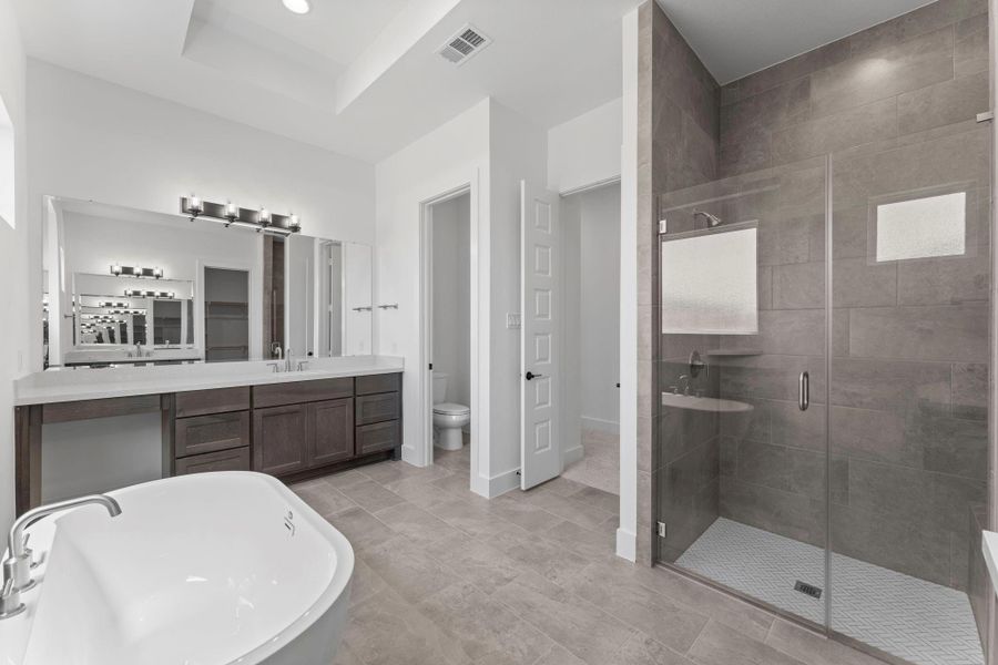 Primary Bath with Separate Vanities