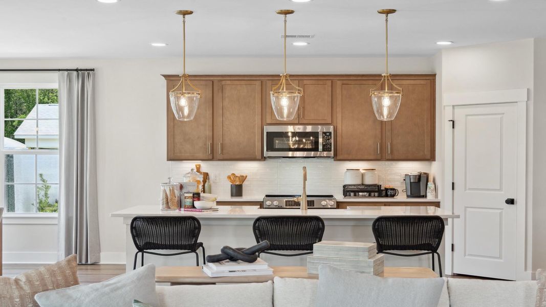 Furnished interior view inside a new home in Creekside at Andrews, Summerville (Image 9).