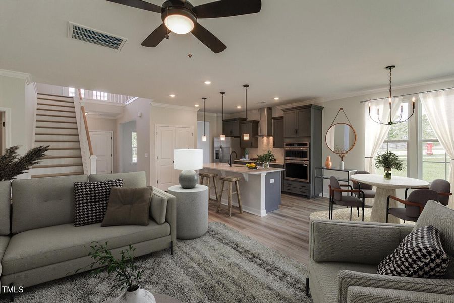 Great Room to Kitchen - Nantahala II - G Great Room to Kitchen - Nantahala II - G