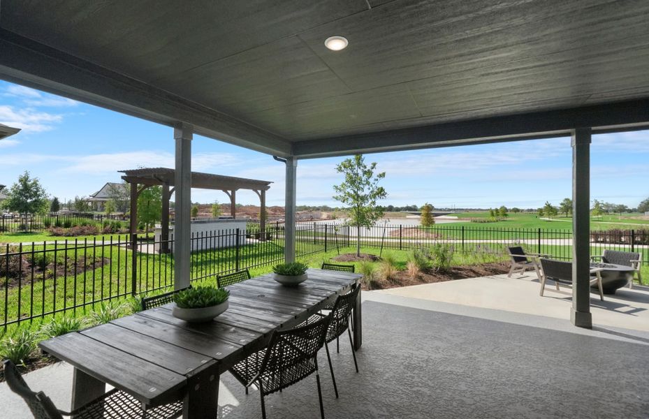 Covered Back Patio