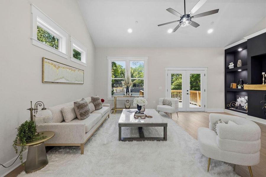 Furnished interior view inside a new home in , Marietta (Image 5).