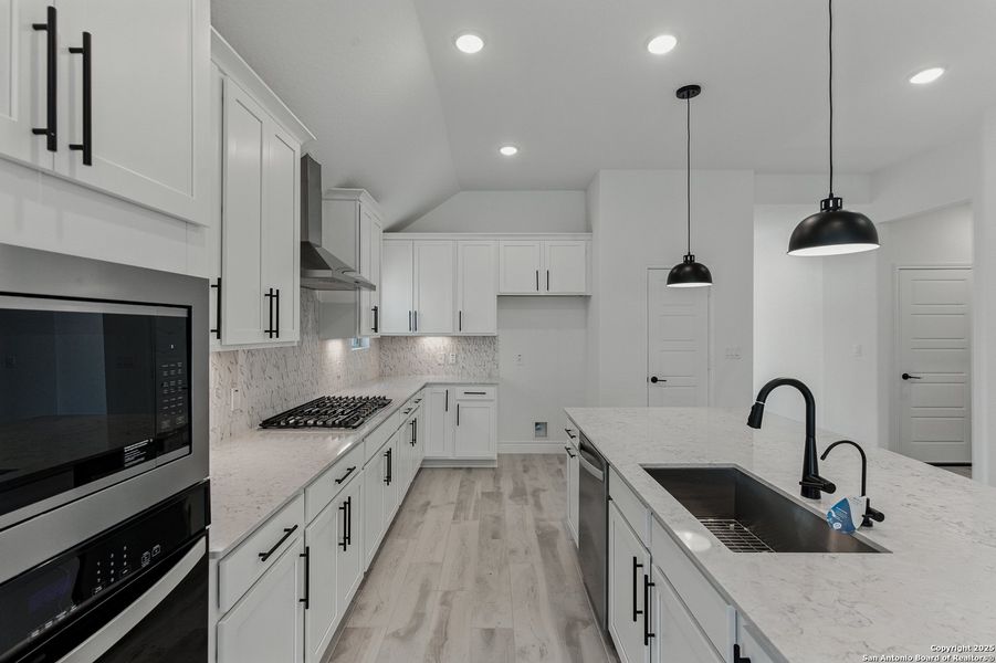 Furnished interior view inside a new home in Davis Ranch, San Antonio (Image 1). Furnished interior view inside a new home in Davis Ranch, San Antonio (Image 1).