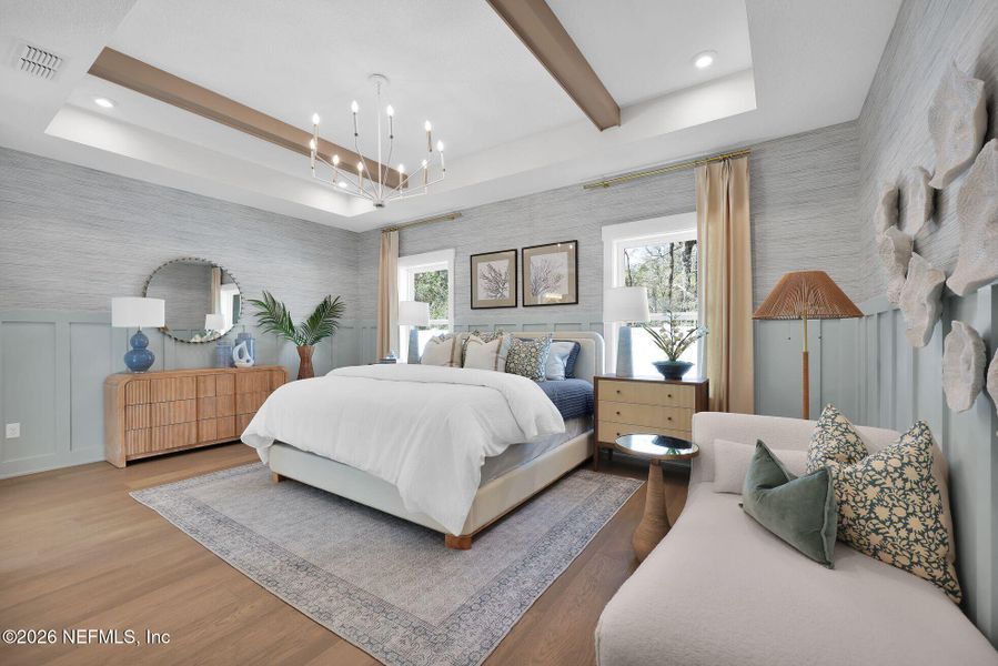 Furnished interior view inside a new home in Landing at Olde Florida, St. Augustine (Image 17).