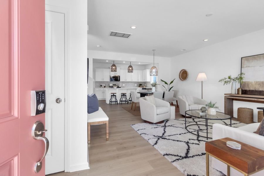 Furnished interior view inside a new home in , Ravenel (Image 15).
