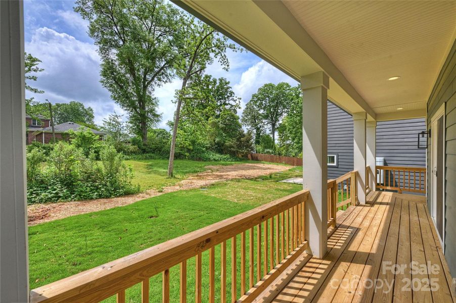 Back porch Back porch