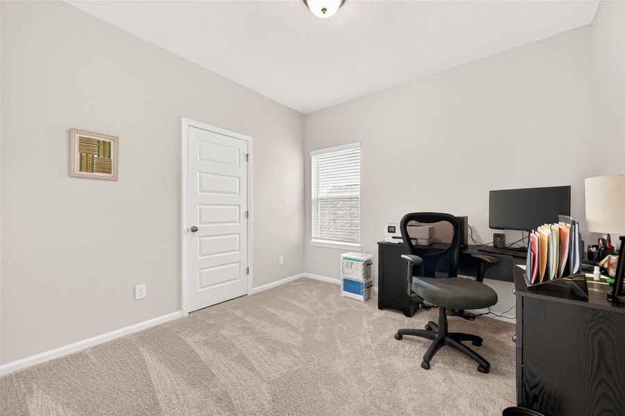 Furnished interior view inside a new home in Mill Creek Trails, Magnolia (Image 35).