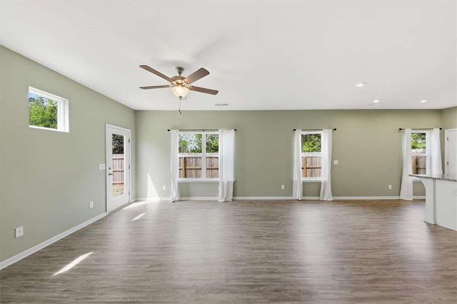 Spacious, unfurnished interior of a new home in , Cartersville (Image 18). Spacious, unfurnished interior of a new home in , Cartersville (Image 18).