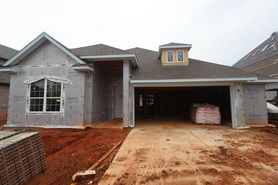 In-progress construction of a new home in Grand Central Park - Ascent Collection, Conroe, TX (Image 6). In-progress construction of a new home in Grand Central Park - Ascent Collection, Conroe, TX (Image 6).