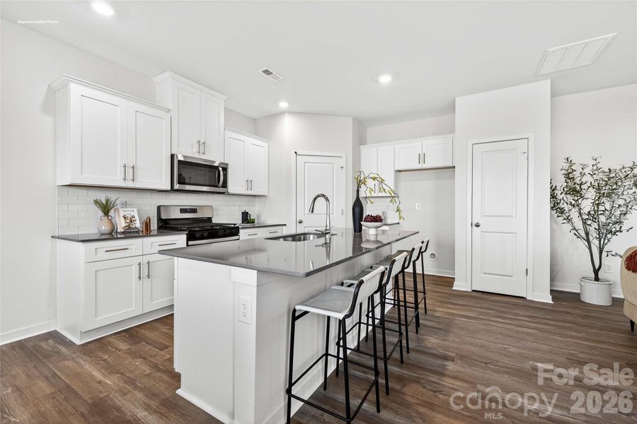 Furnished interior view inside a new home in Zion Springs, Hickory (Image 11).