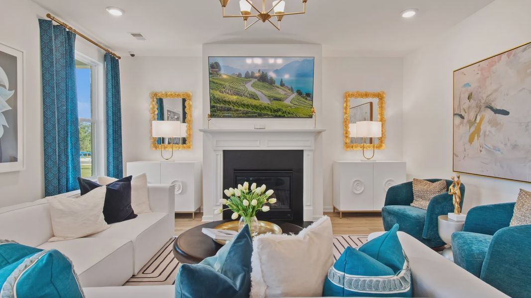 Furnished interior view inside a new home in Hamilton Lakes, Lawrenceville (Image 12).
