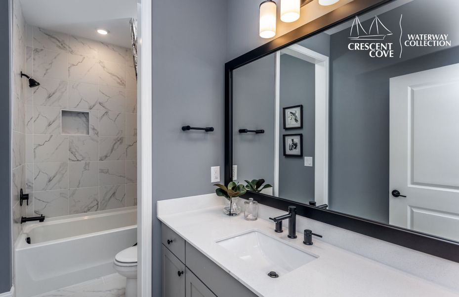 Representative furnished interior of a home built from the Renown - Waterway Collection by Pulte Homes in Crescent Cove, Myrtle Beach (Image 15).