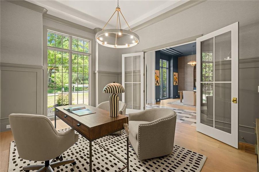 Furnished interior view inside a new home in , Brookhaven (Image 11).